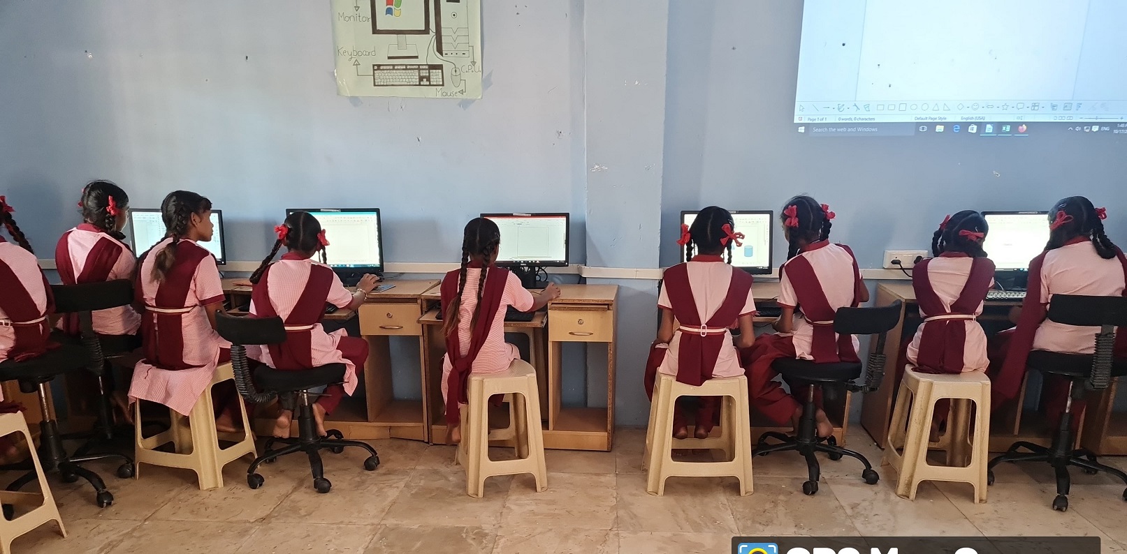 Computer lab session