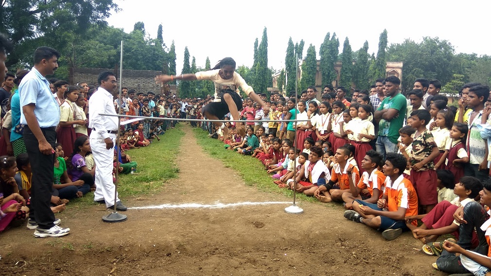 School sports competition — prize distribution