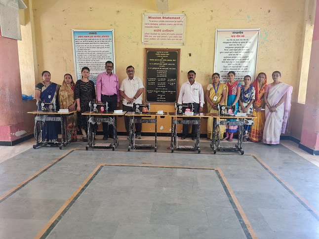 Sewing machine distribution to needy women