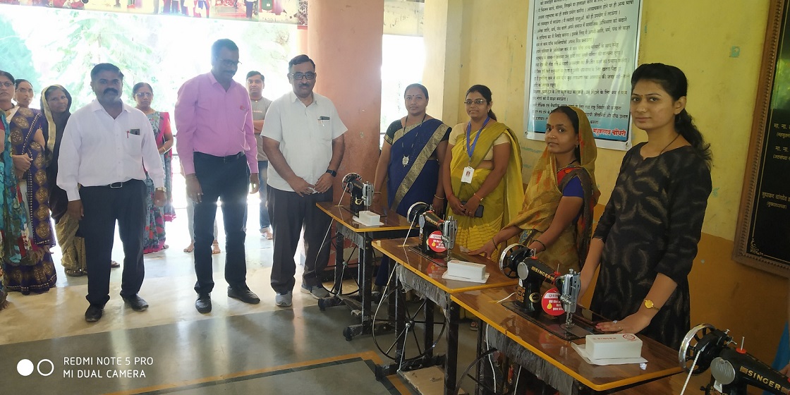 Sewing machine distribution to needy women