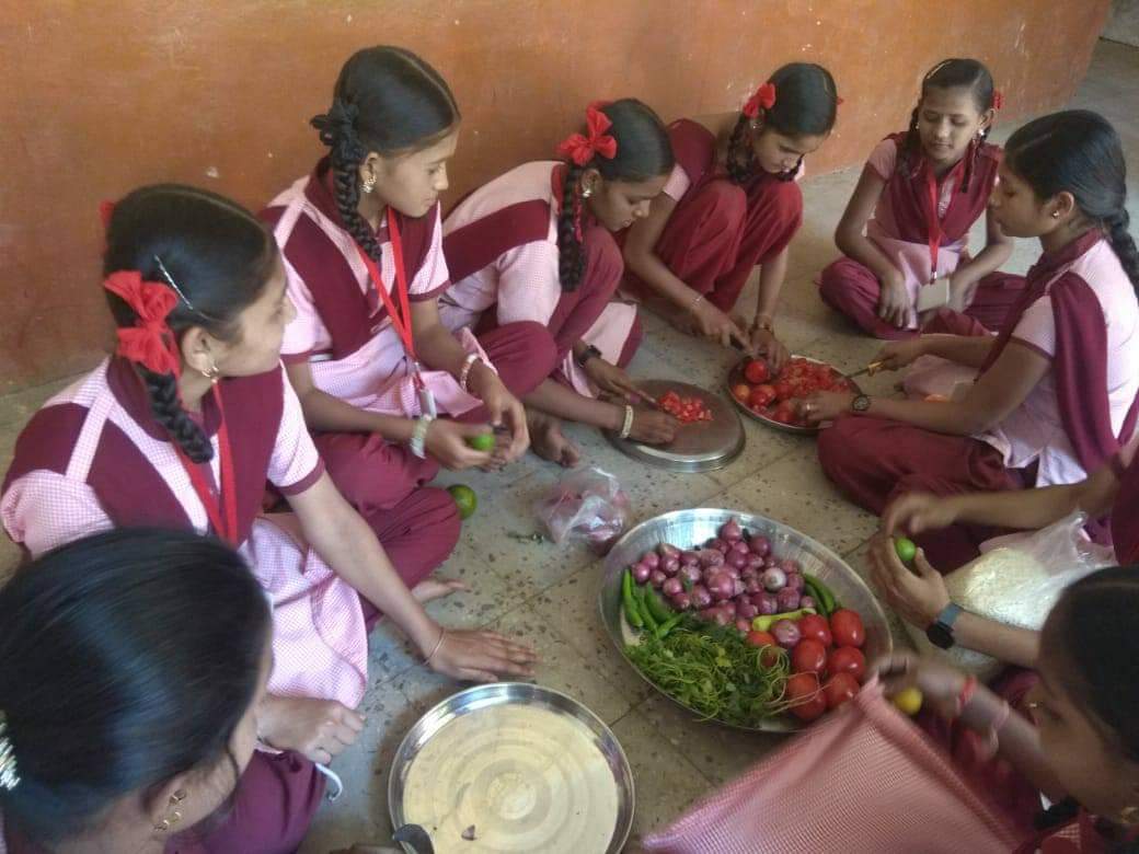 Preparing salsa under FALI subject practical