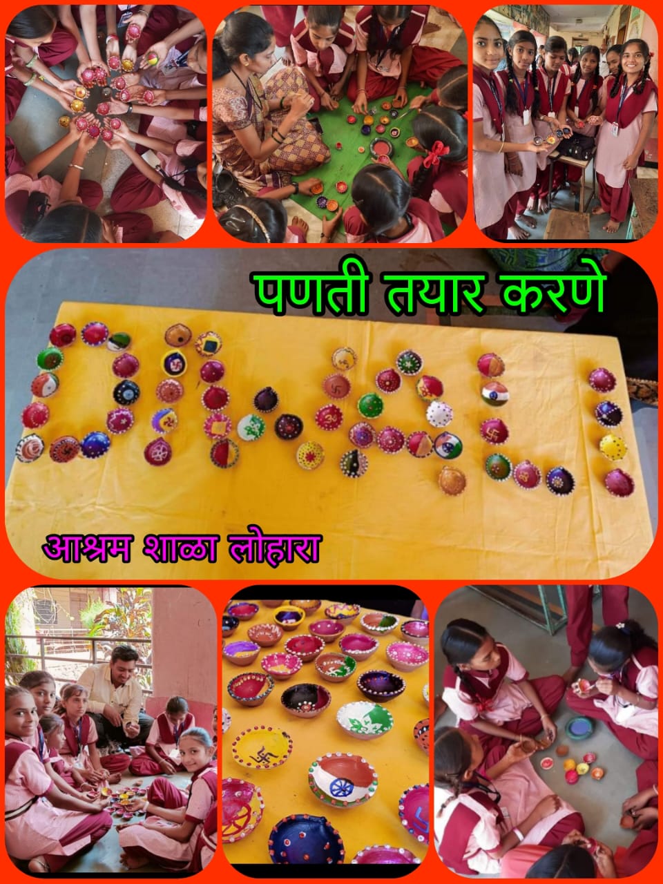 Diya (Panati) making activity