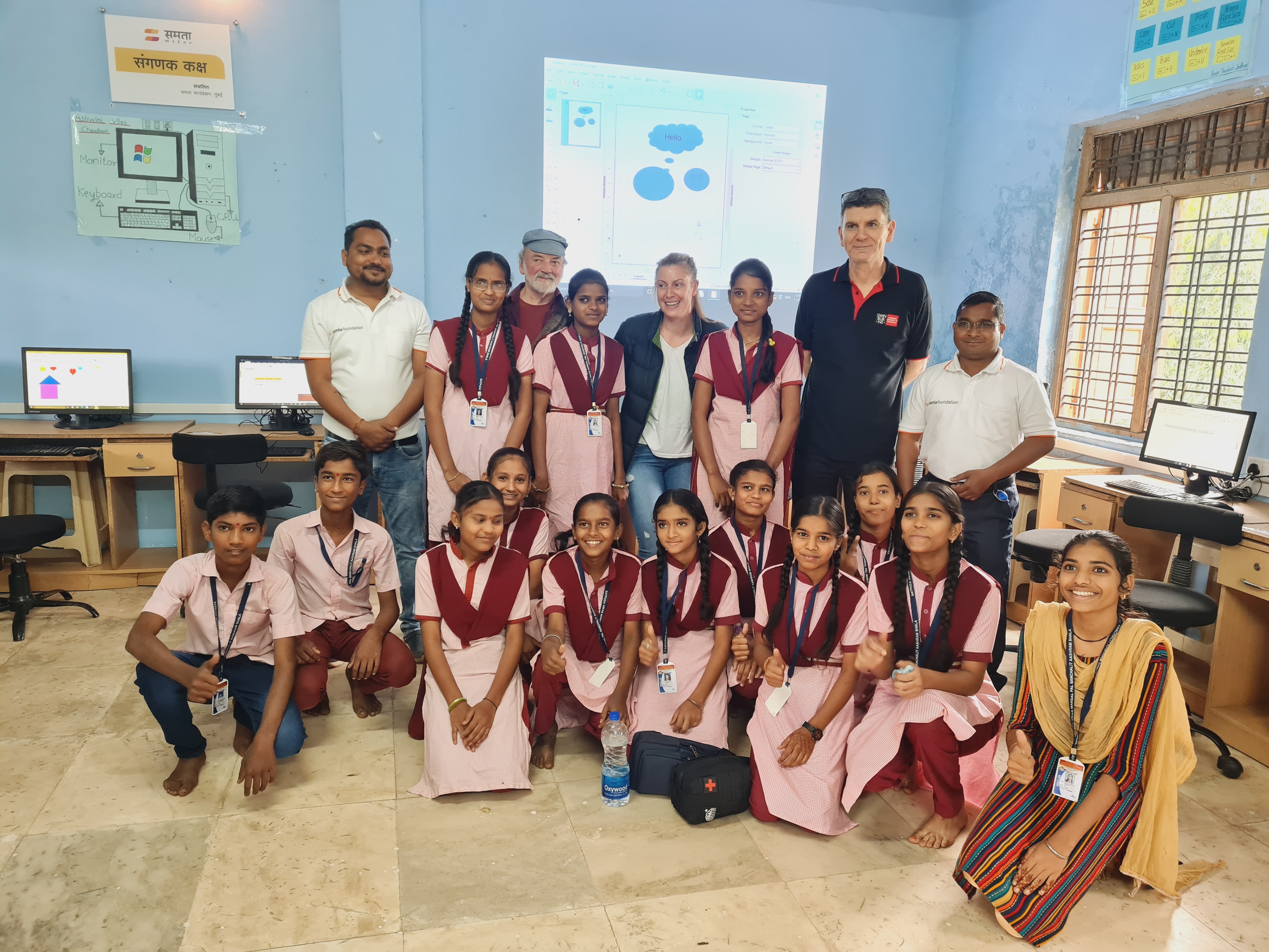 Visit by the Australian team